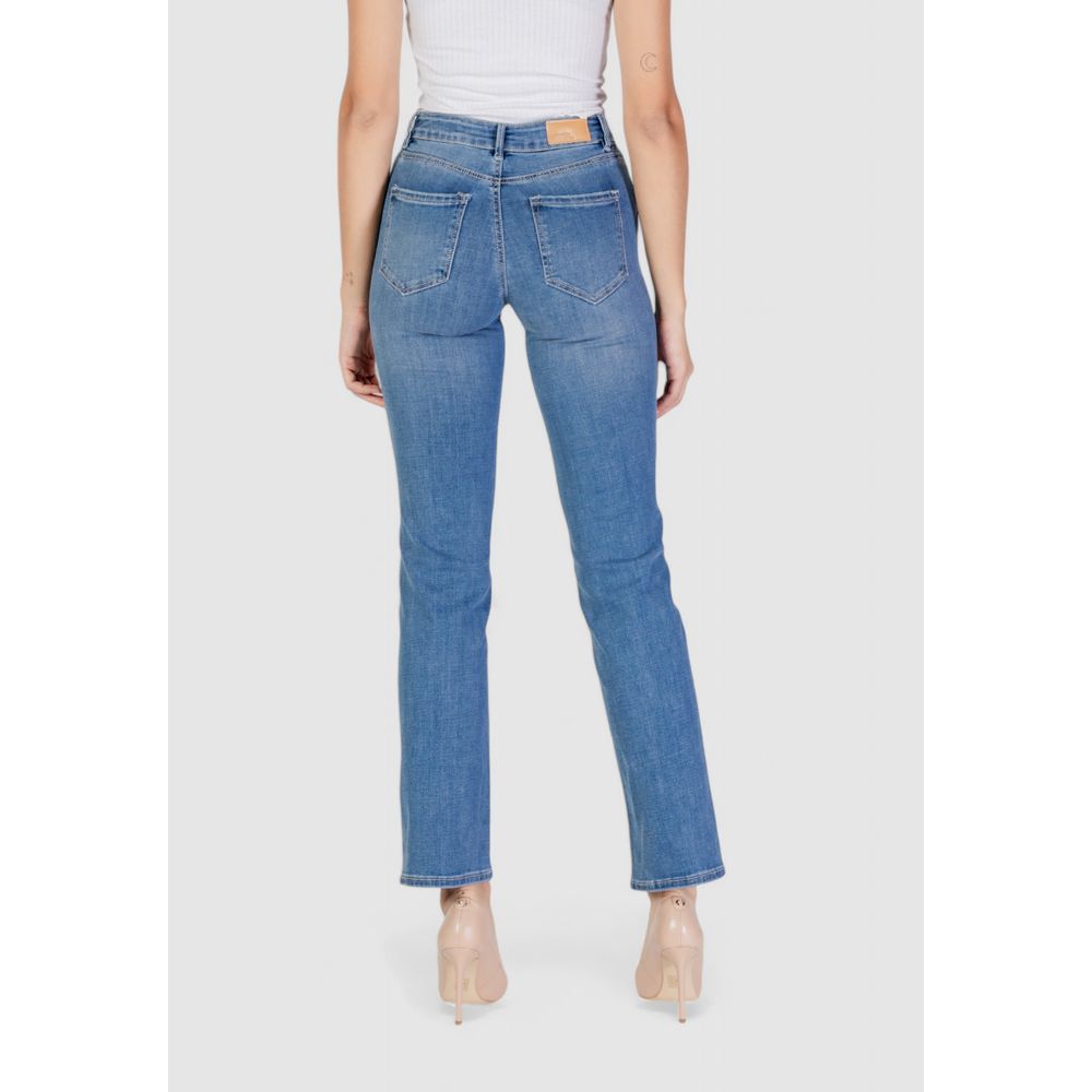 Vero Moda Light Blue Cotton Mom Jean Vero Moda