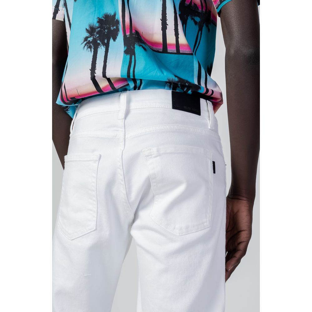 Antony Morato White Cotton Jeans & Pant Antony Morato