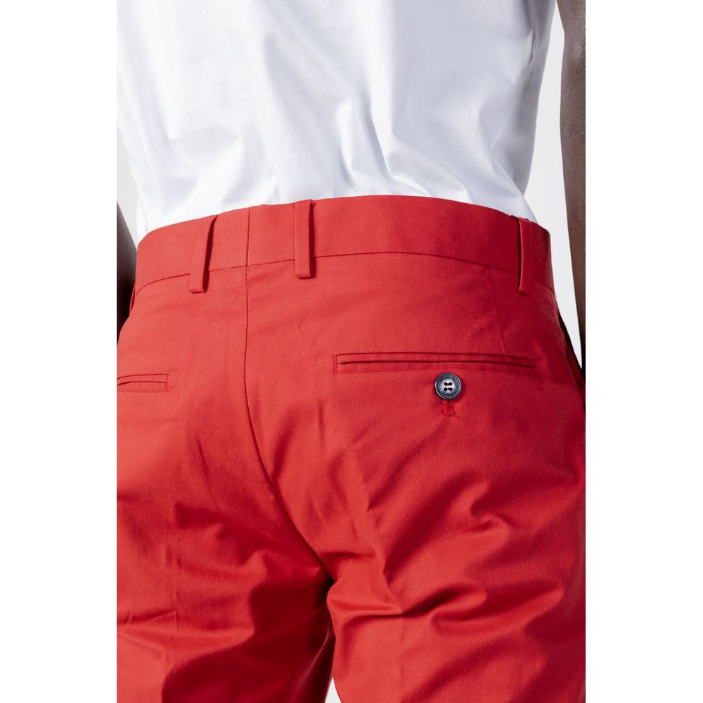 Antony Morato Red Cotton Pant Antony Morato