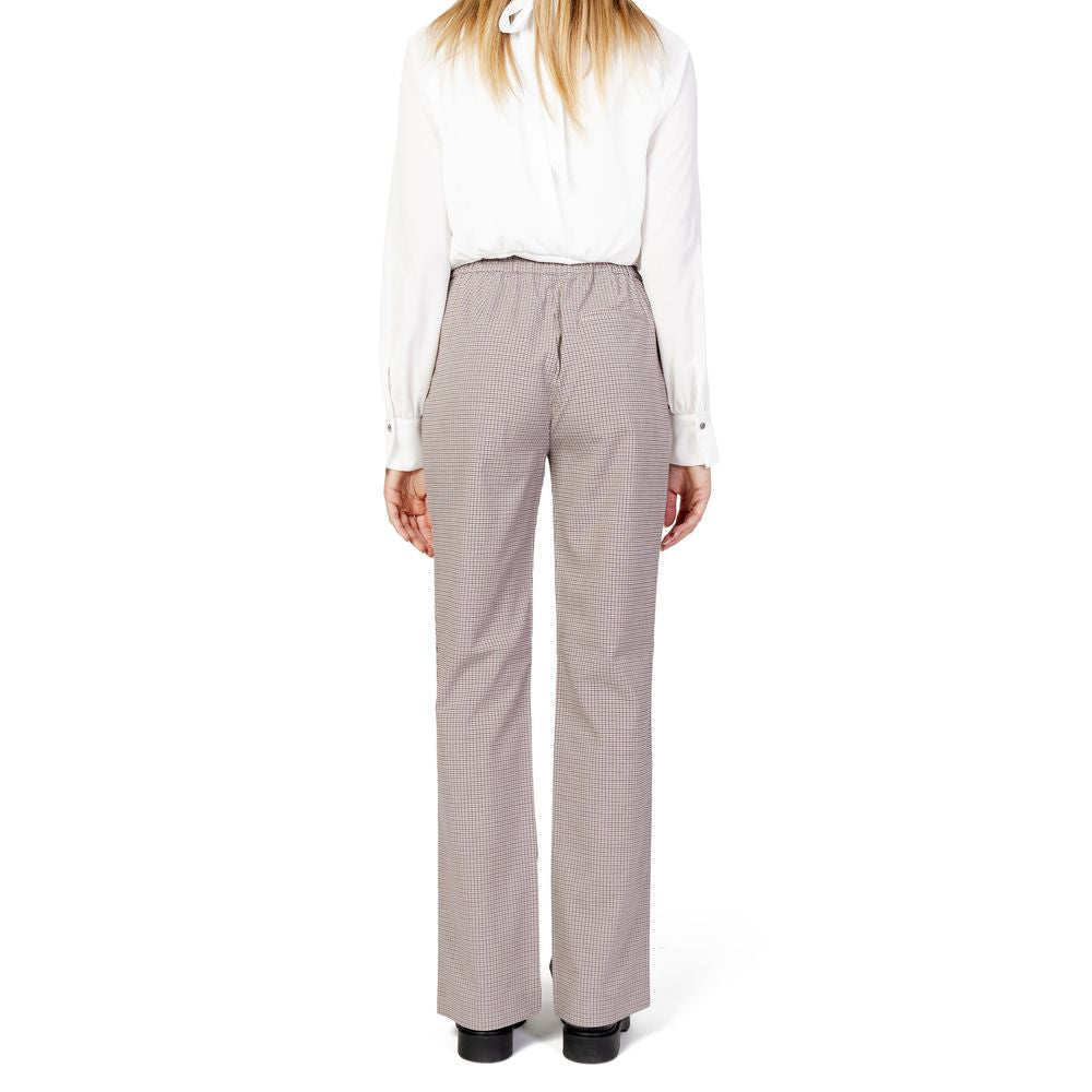 Only Beige Polyester Pant Only
