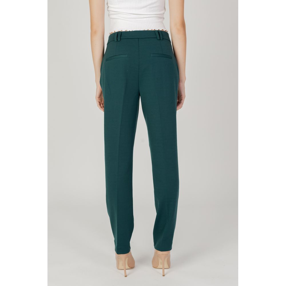 Only Green Polyester Pant Only