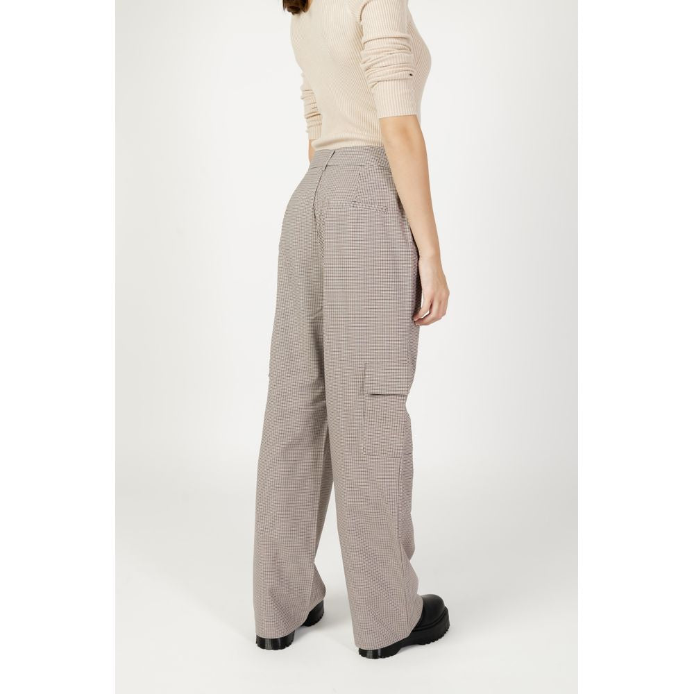 Only Beige Polyester Pant Only