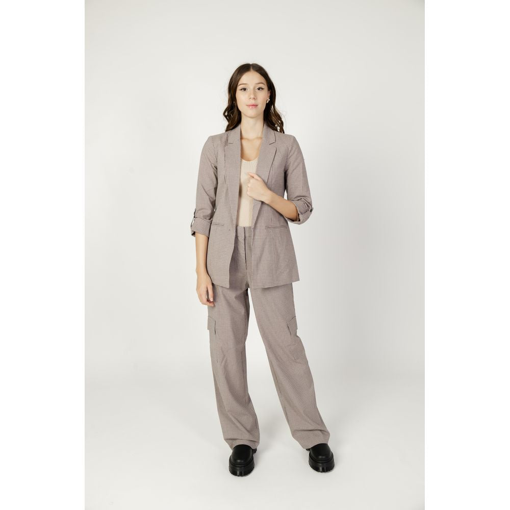 Only Beige Polyester Pant Only