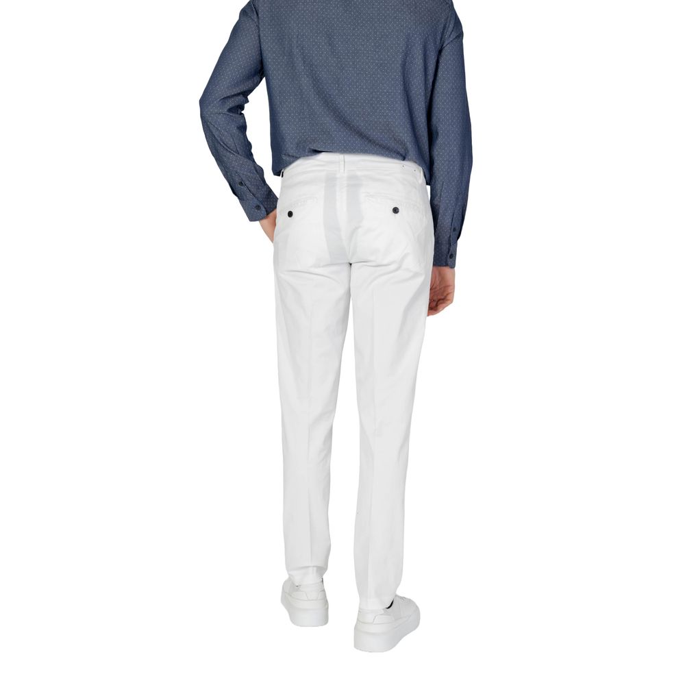 Antony Morato Cream Cotton Skinny Pant Antony Morato