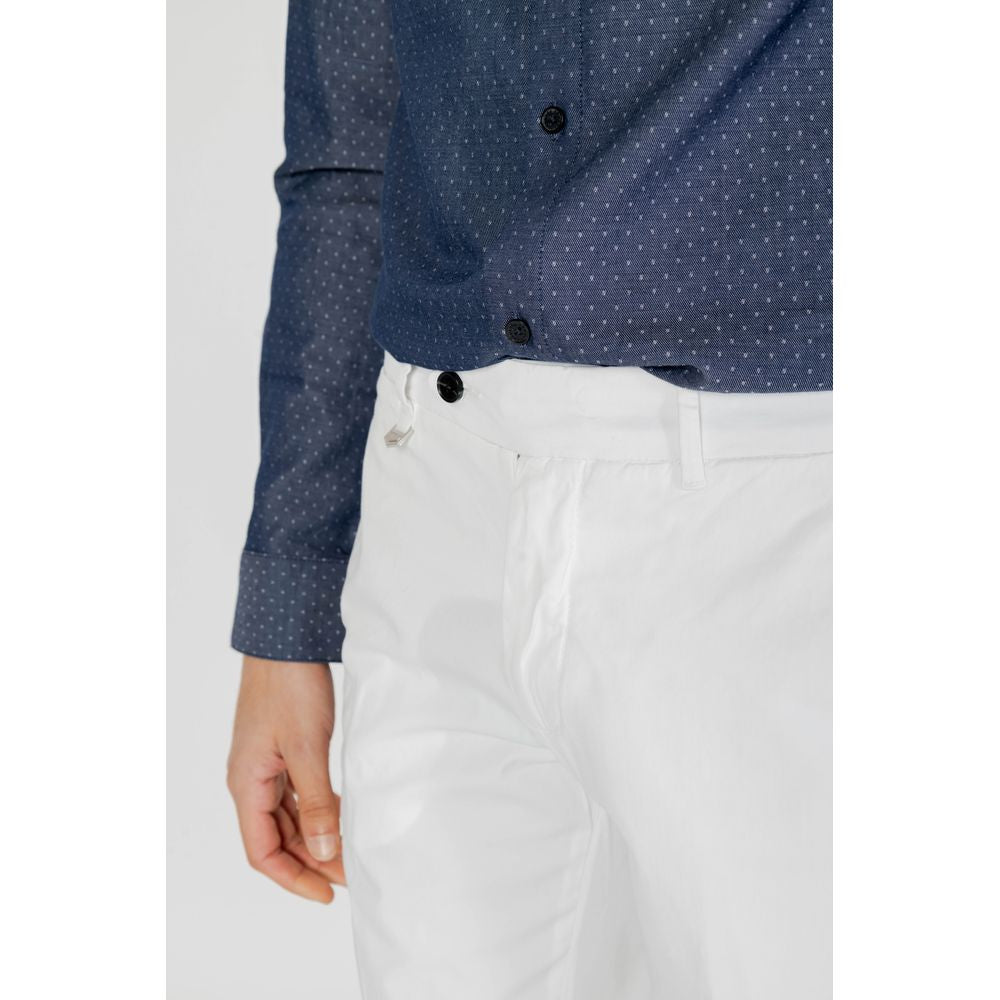 Antony Morato Cream Cotton Skinny Pant Antony Morato