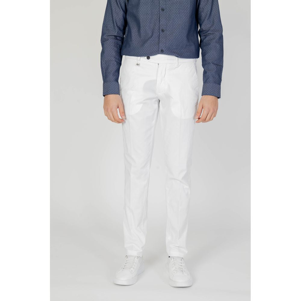 Antony Morato Cream Cotton Skinny Pant Antony Morato