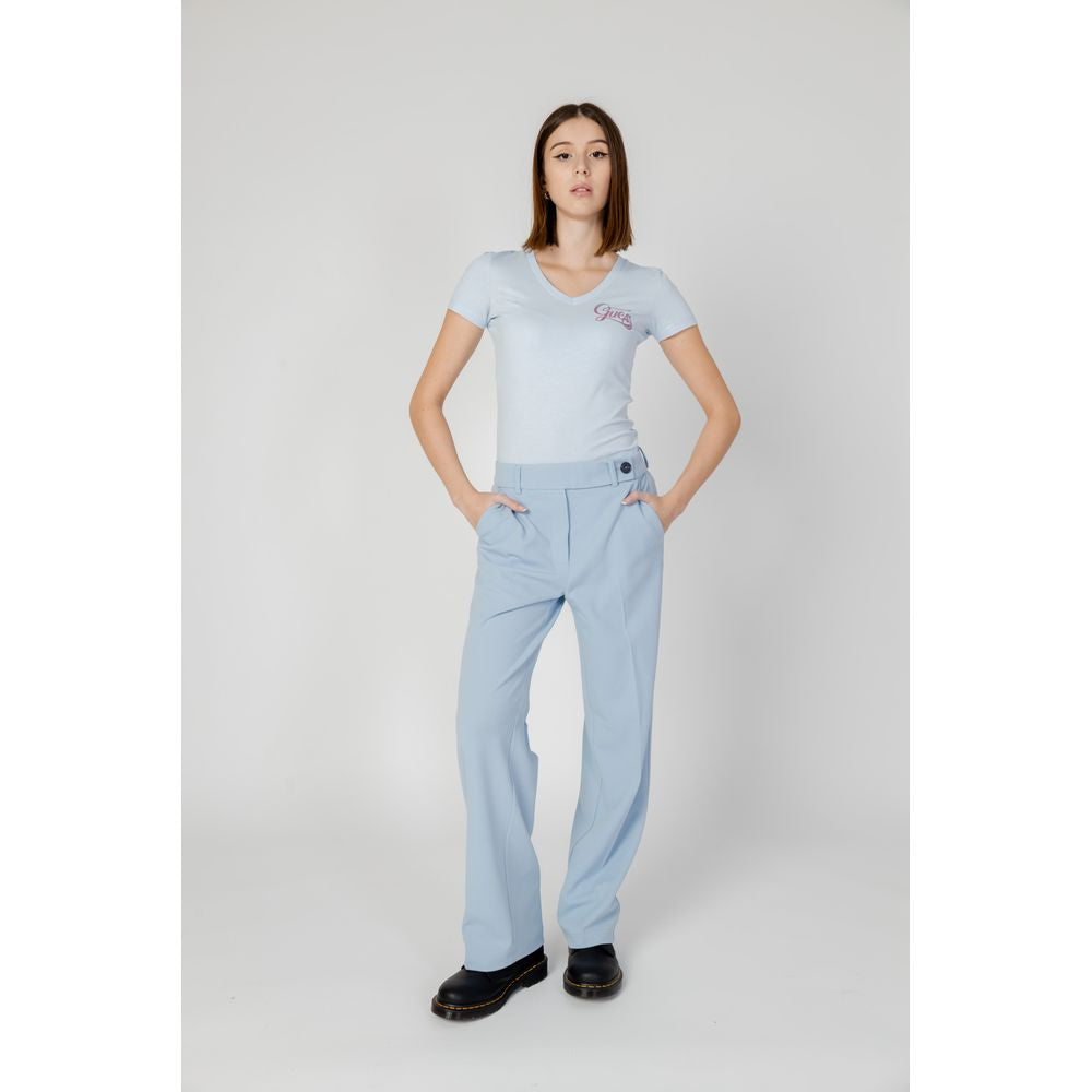 Only Blue Polyester Pant Only