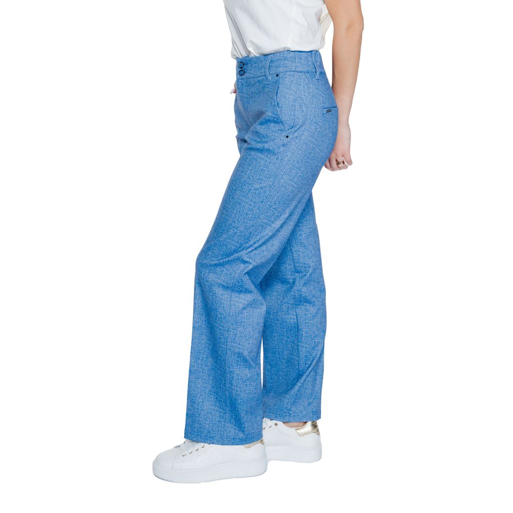 Street One Blue Polyester Pant Street One
