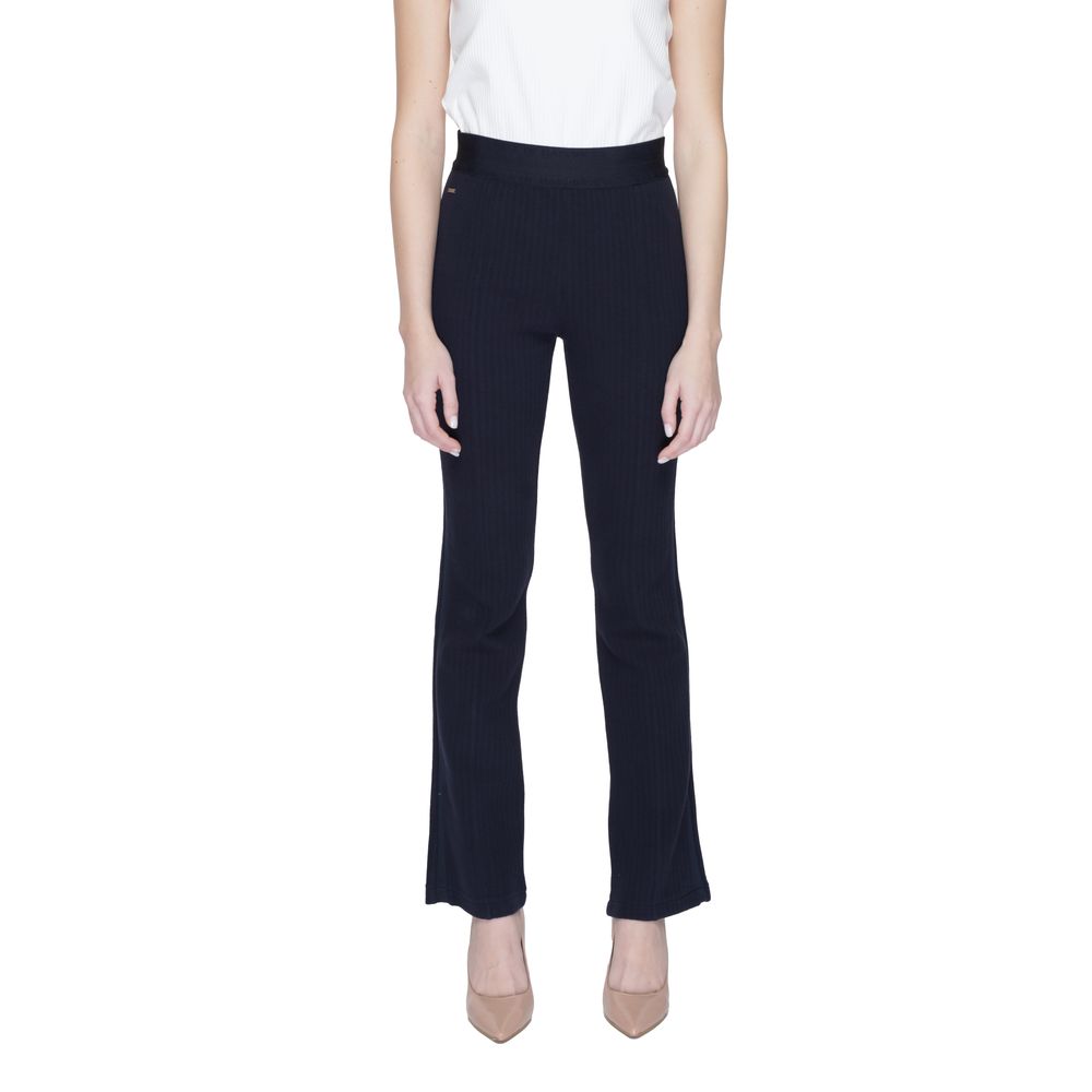Street One Blue Cotton Pant Street One