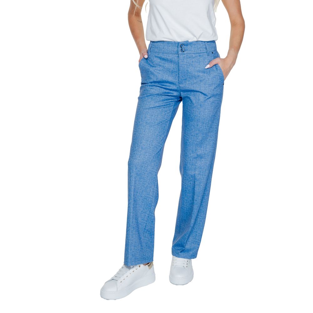 Street One Blue Polyester Pant Street One