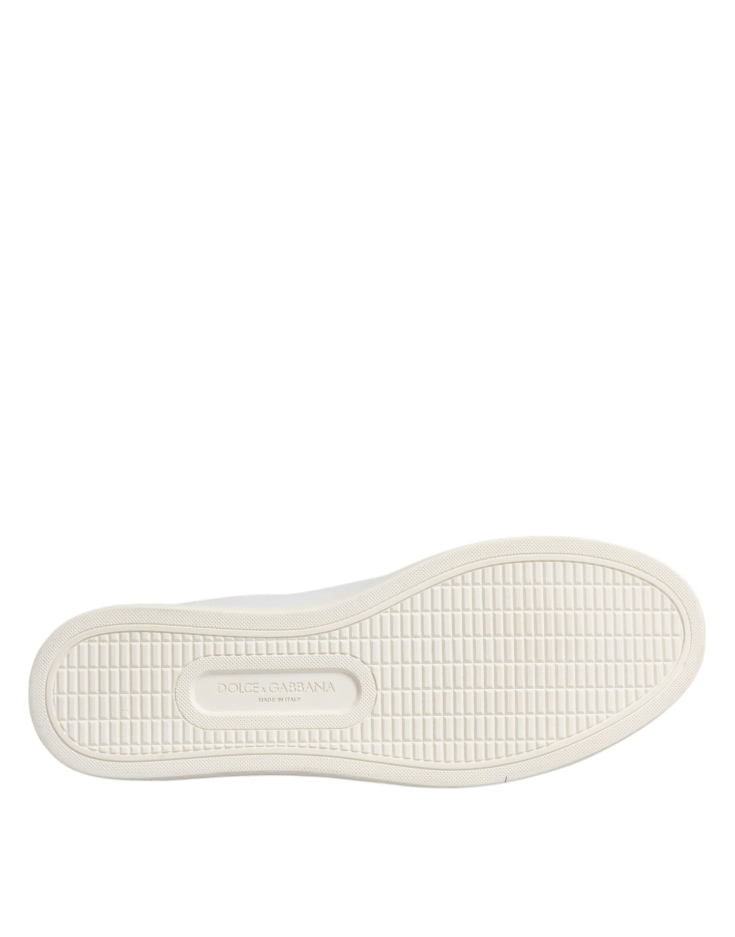 Dolce & Gabbana White London Calf Leather Sneakers Shoes Dolce & Gabbana
