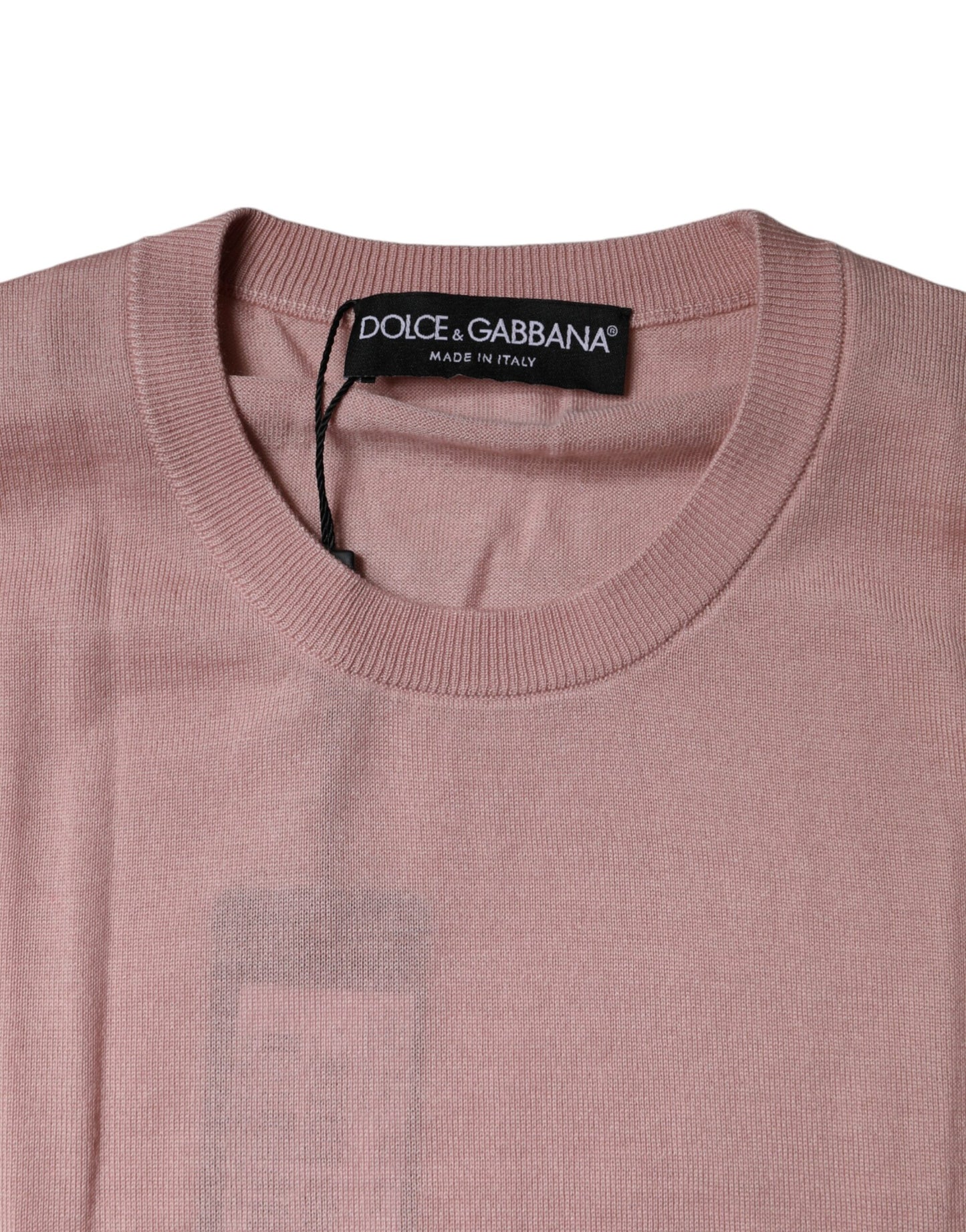 Dolce & Gabbana Pink Cashmere Knitted Sleeveless Tank Top Dolce & Gabbana
