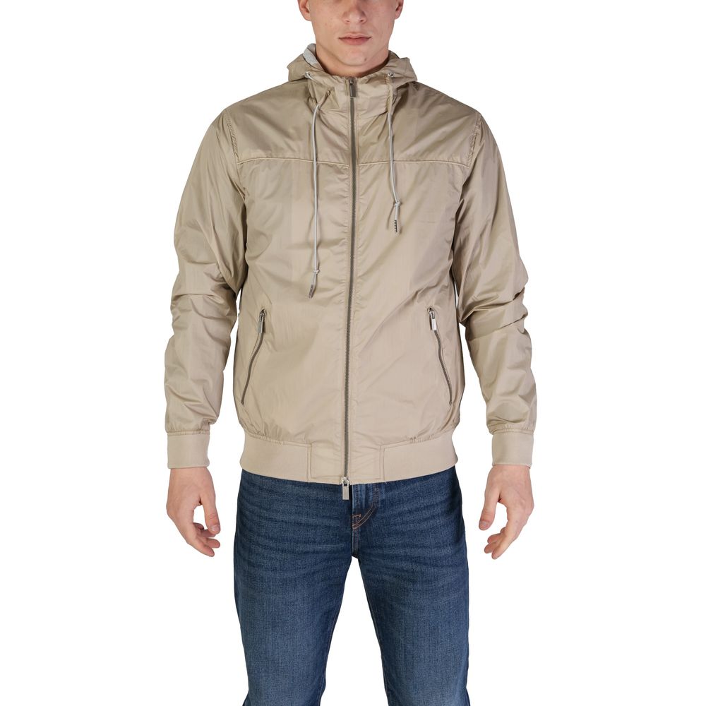 Hamaki-Ho Beige Nylon Jackets & Coat Hamaki-Ho