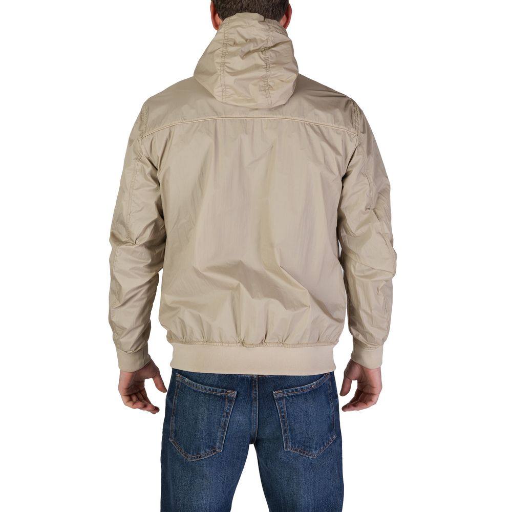 Hamaki-Ho Beige Nylon Jackets & Coat Hamaki-Ho