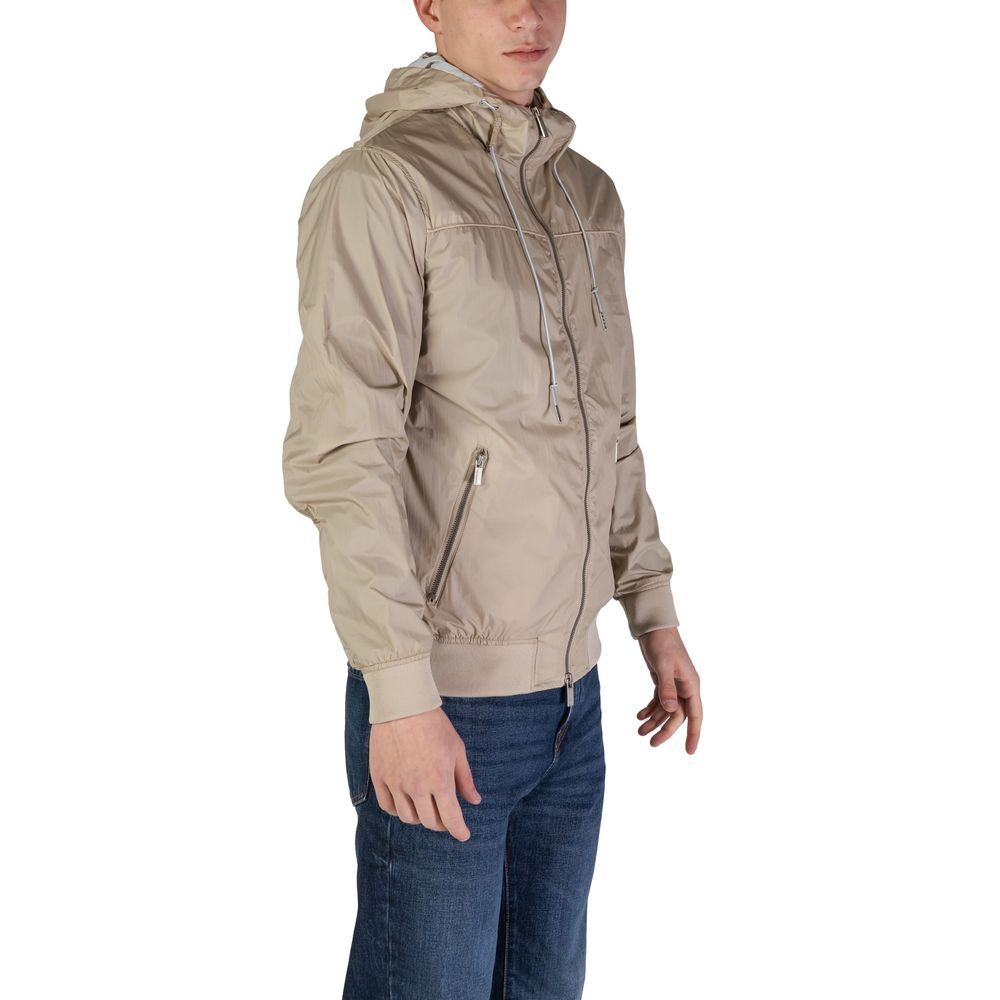 Hamaki-Ho Beige Nylon Jackets & Coat Hamaki-Ho