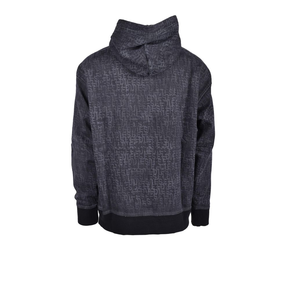 Diesel Gray Cotton Hoody Diesel