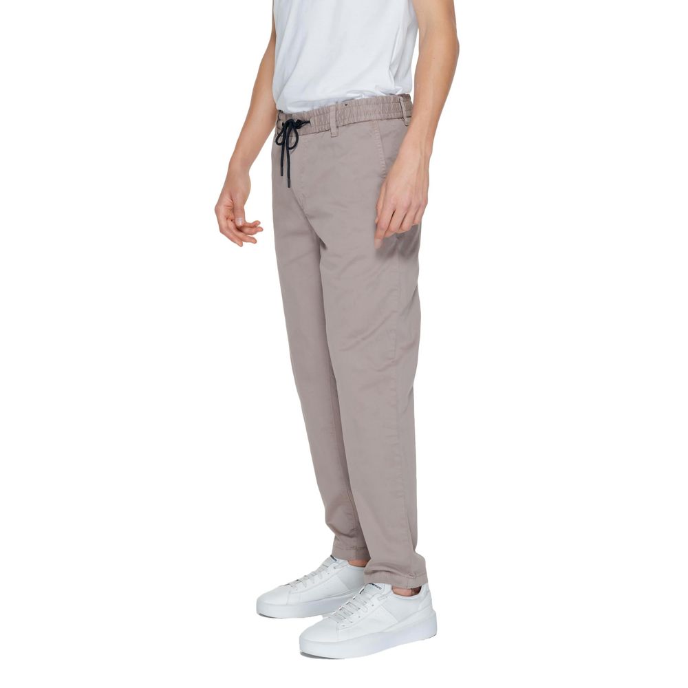 Hugo Boss Brown Cotton Pant Hugo Boss