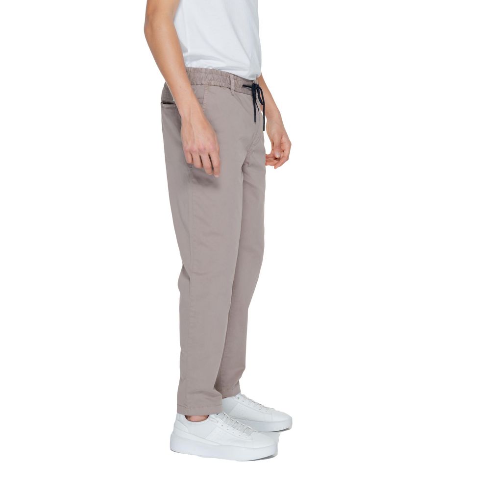 Hugo Boss Brown Cotton Pant Hugo Boss