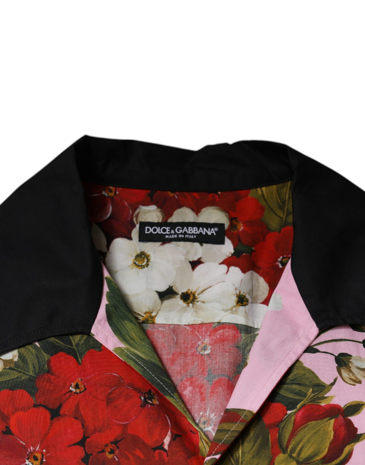 Dolce & Gabbana Multicolor Floral Button Down Casual Shirt Dolce & Gabbana