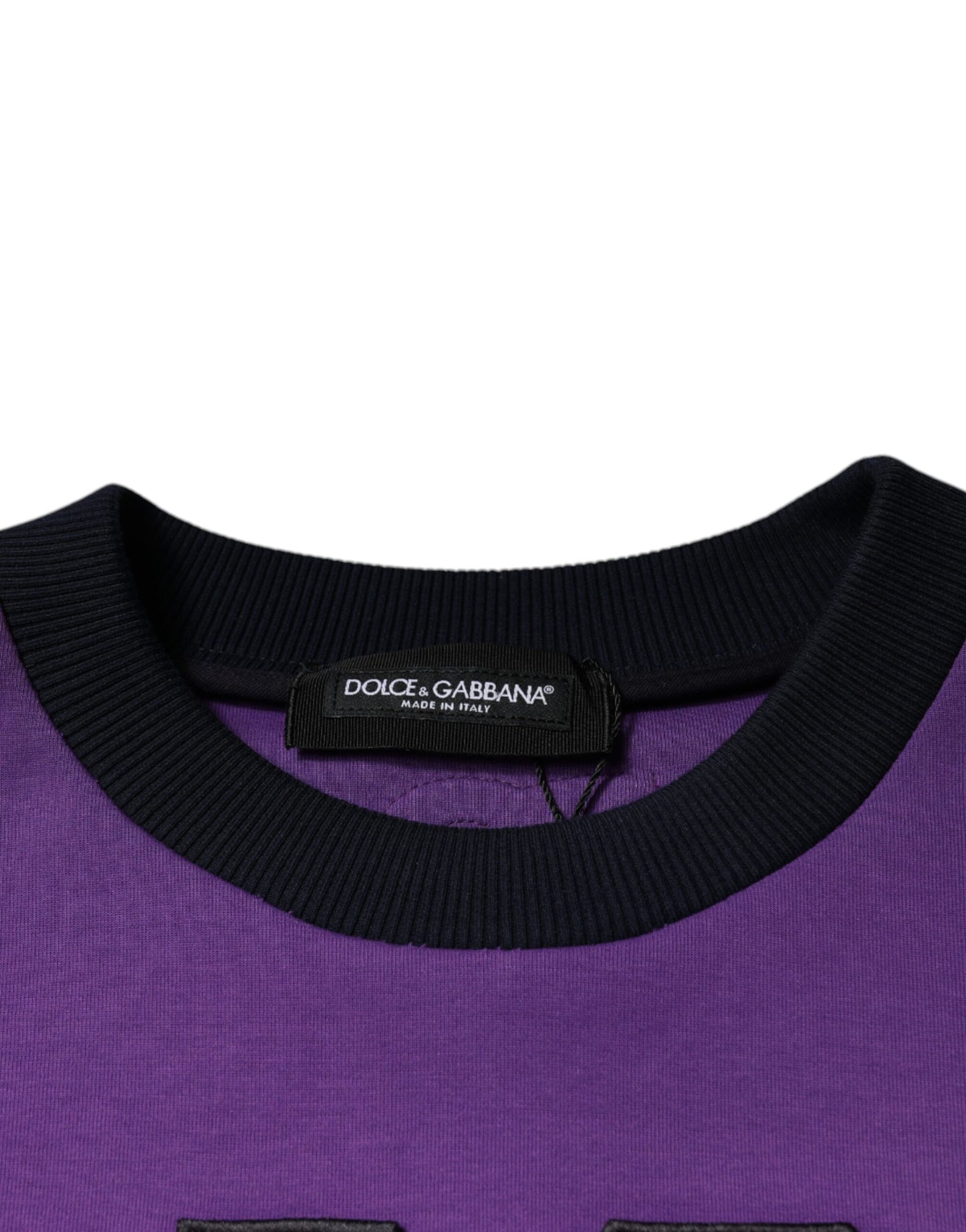 Dolce & Gabbana Multicolor Crew Neck Men Sweatshirt Sweater Dolce & Gabbana
