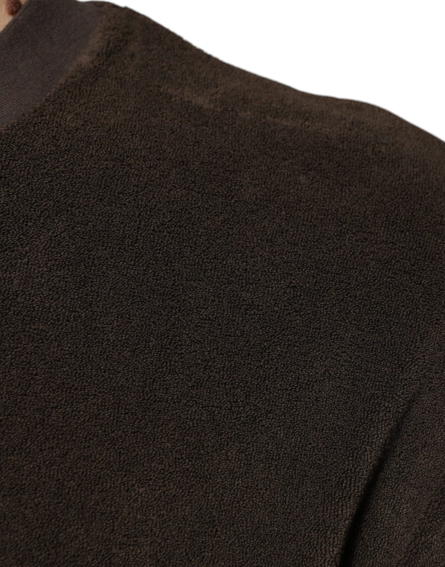 Dolce & Gabbana Brown Cotton Crew Neck Short Sleeves T-shirt Dolce & Gabbana