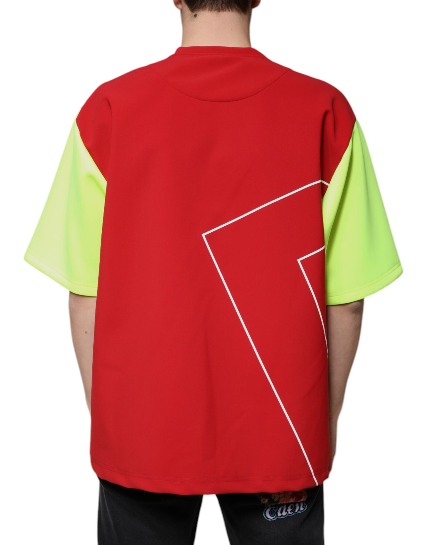 Dolce & Gabbana Multicolor Logo Cotton Men Crew Neck T-shirt Dolce & Gabbana