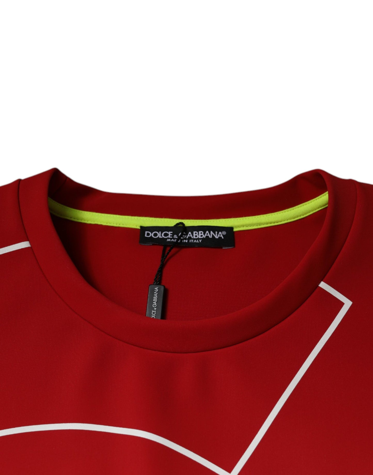 Dolce & Gabbana Multicolor Logo Cotton Men Crew Neck T-shirt Dolce & Gabbana