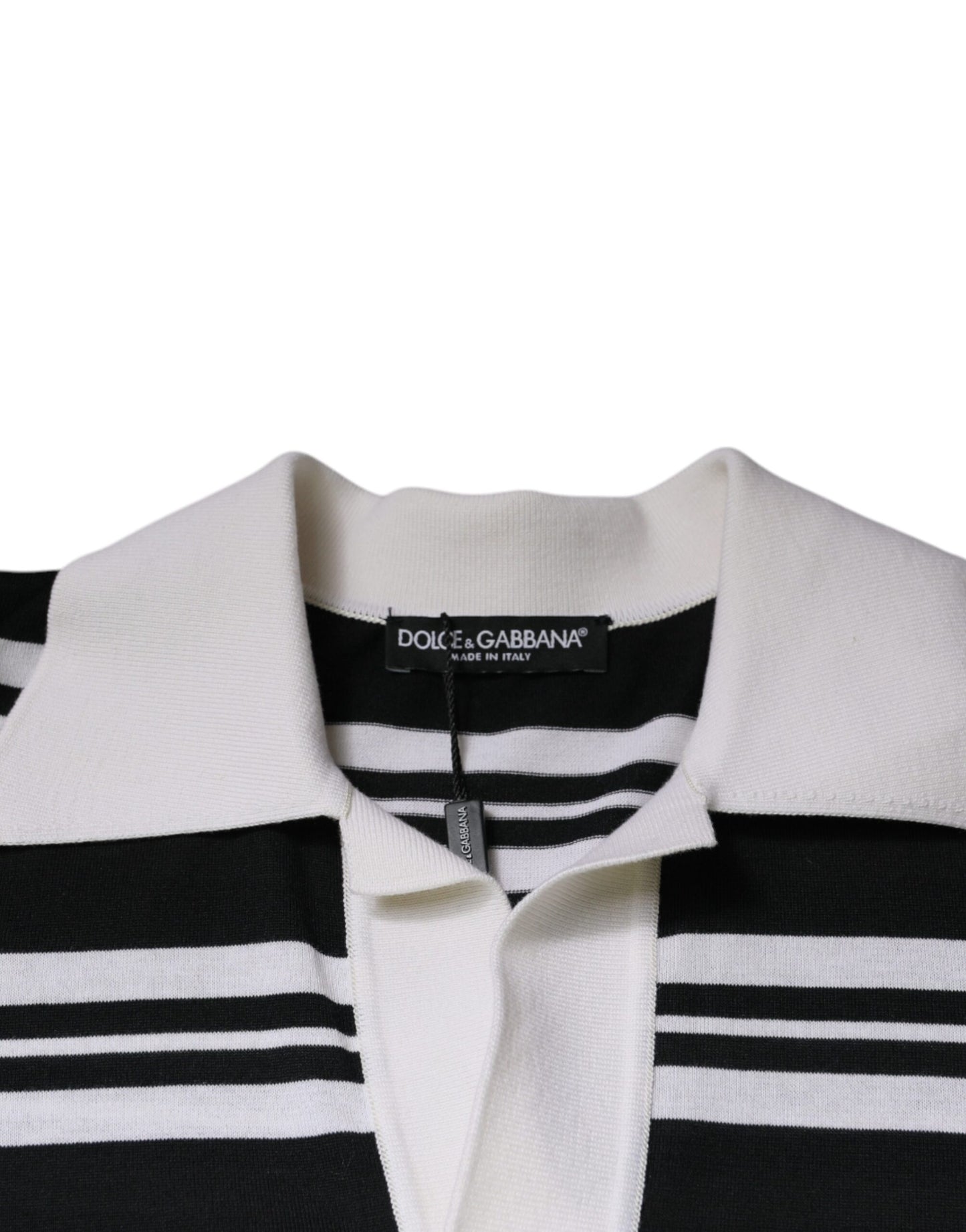 Dolce & Gabbana Multicolor Stripe Collared Polo T-shirt Dolce & Gabbana