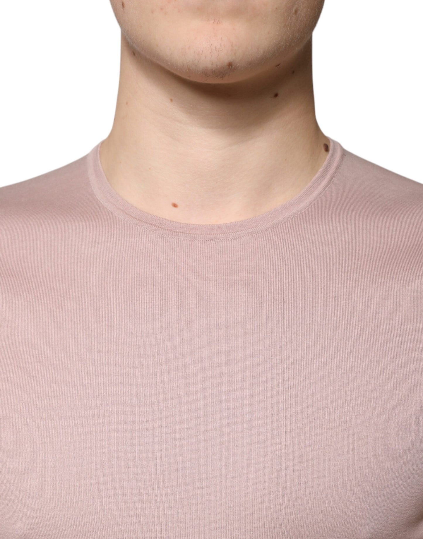 Dolce & Gabbana Brown Cotton Short Sleeves Round Neck T-shirt Dolce & Gabbana