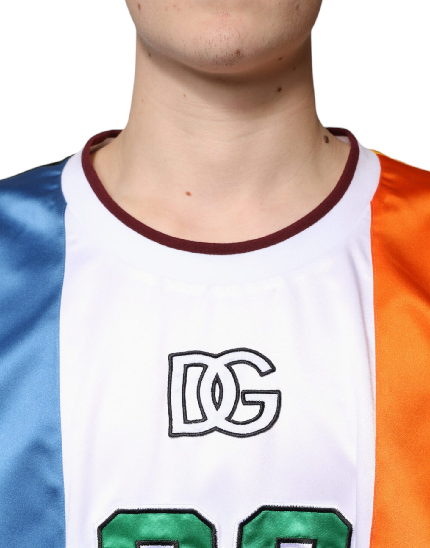 Dolce & Gabbana Multicolor Jersey Tank Sleeveless T-shirt Dolce & Gabbana