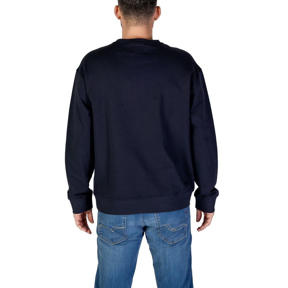 Refrigiwear Blue Cotton Sweatshirt Refrigiwear