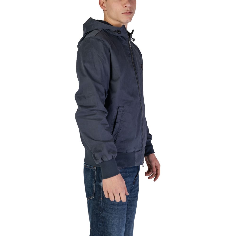 Refrigiwear Blue Cotton Jackets & Coat Refrigiwear