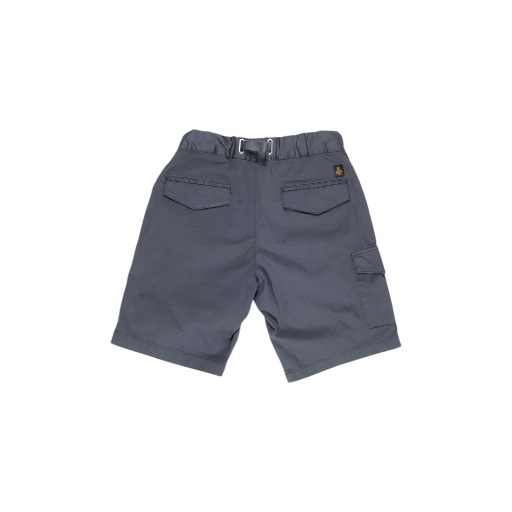 Refrigiwear Blue Cotton Bermuda Refrigiwear