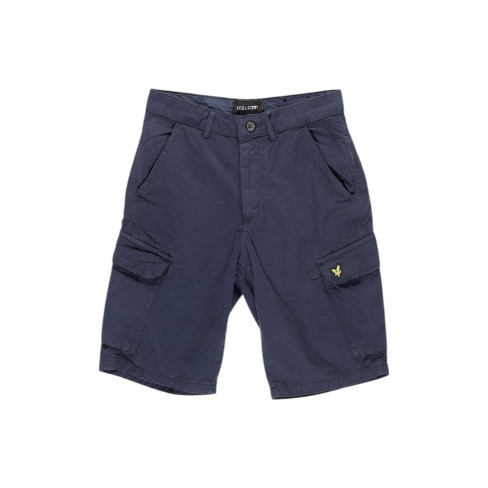 Lyle & Scott Blue Cotton Bermuda Lyle & Scott