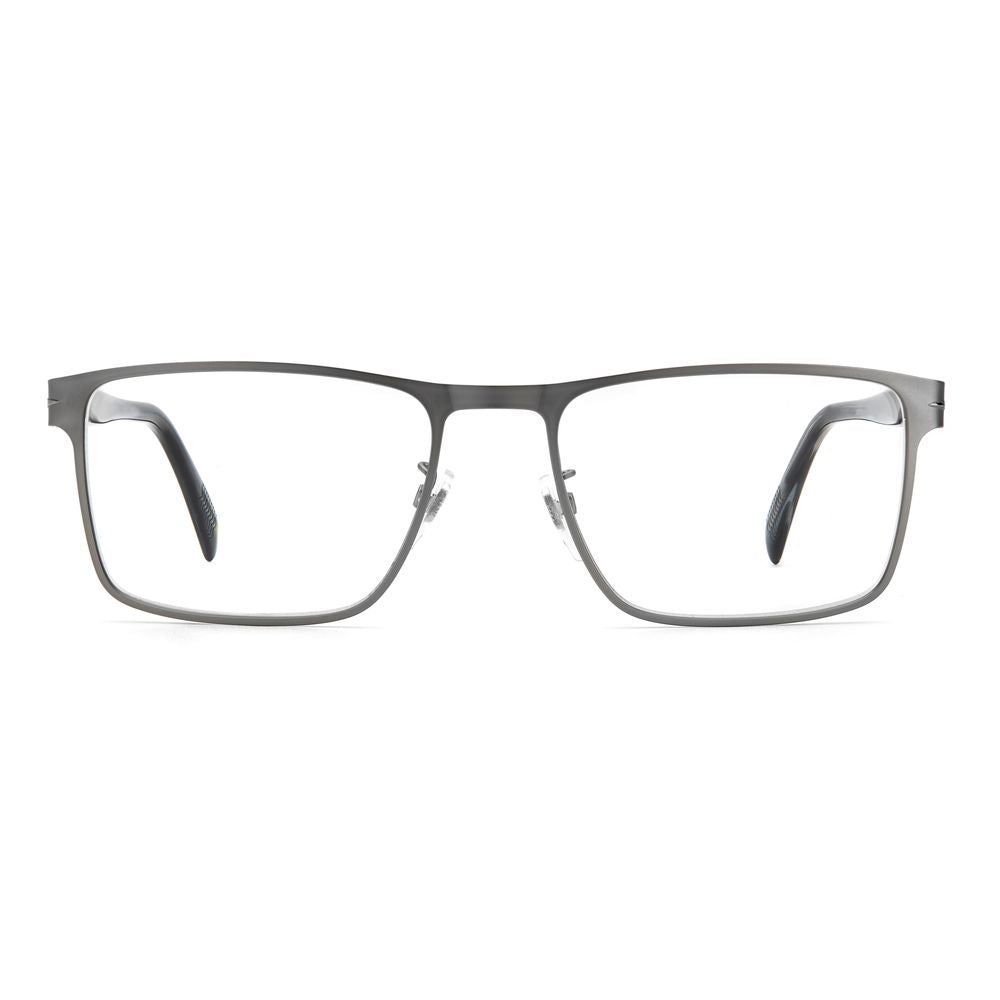 David Beckham Gray Metal Glasses Frames