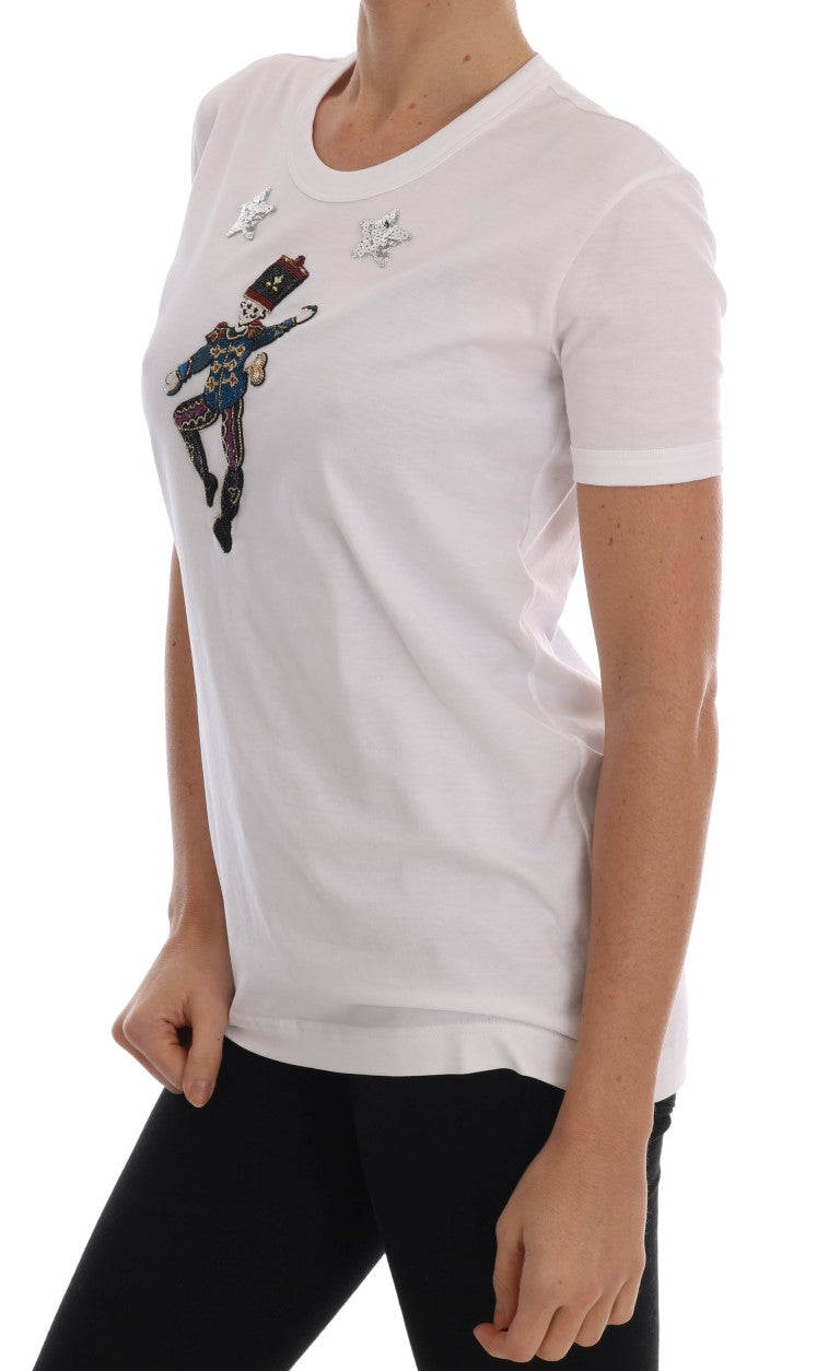 Dolce & Gabbana White Cotton Fairy Tale T-Shirt Dolce & Gabbana
