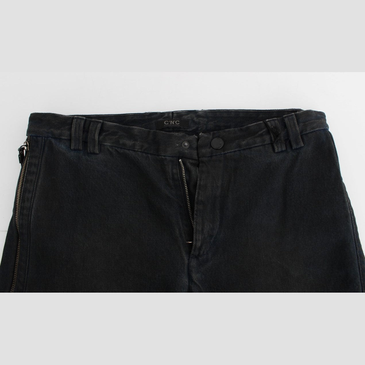 Costume National Blue Cotton Slim Pants Denim Jeans Costume National