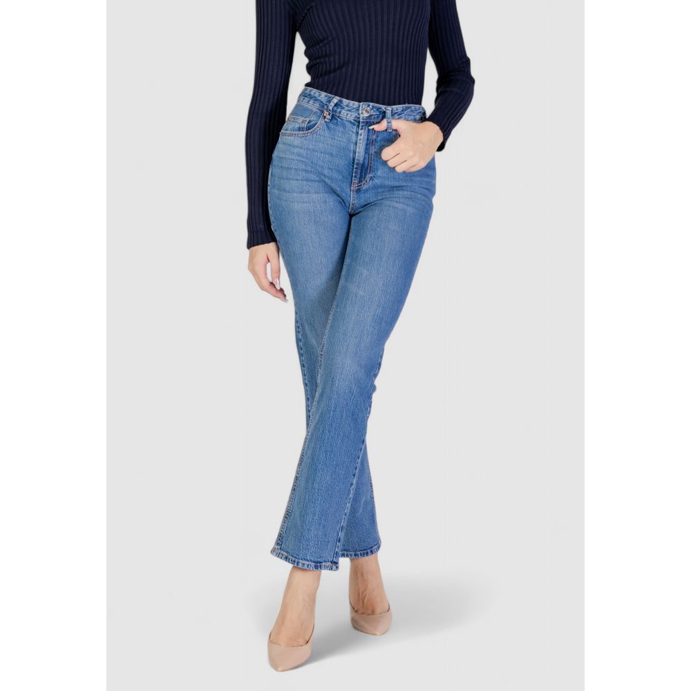Vero Moda Light Blue Cotton Mom Jean Vero Moda