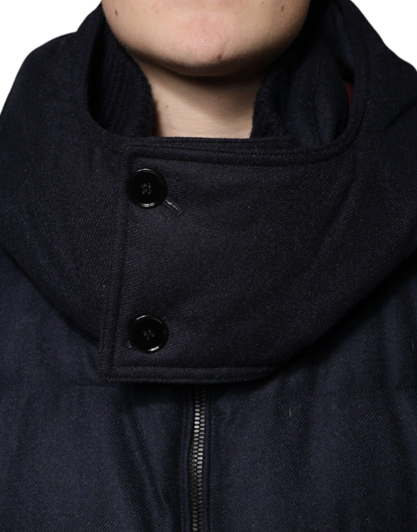 Dolce & Gabbana Black Nylon Hooded Puffer Men Coat Jacket Dolce & Gabbana