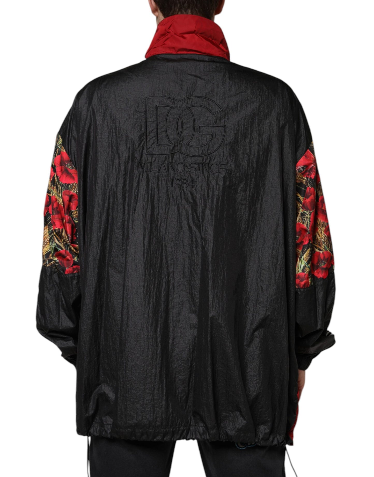 Dolce & Gabbana Multicolor Patchwork Men Full Zip Sweater Dolce & Gabbana