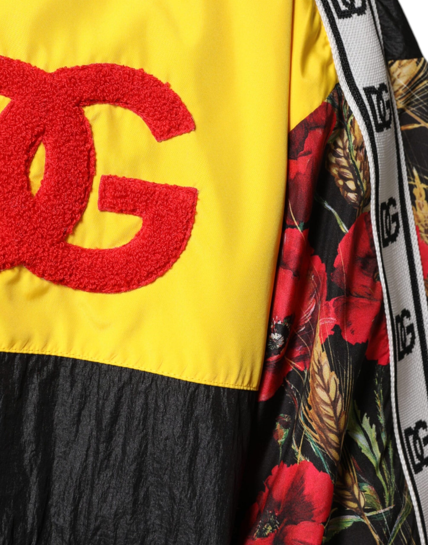 Dolce & Gabbana Multicolor Patchwork Men Full Zip Sweater Dolce & Gabbana