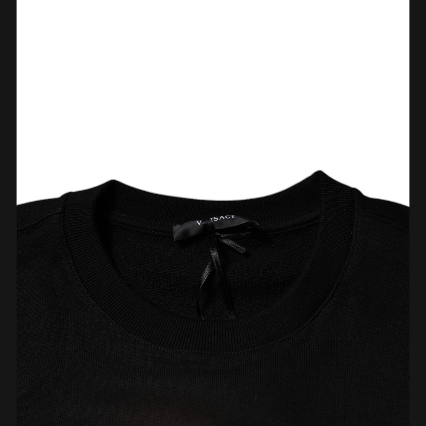 Versace Black Medusa Fleece Men Crew Neck Sweatshirt Sweater Versace