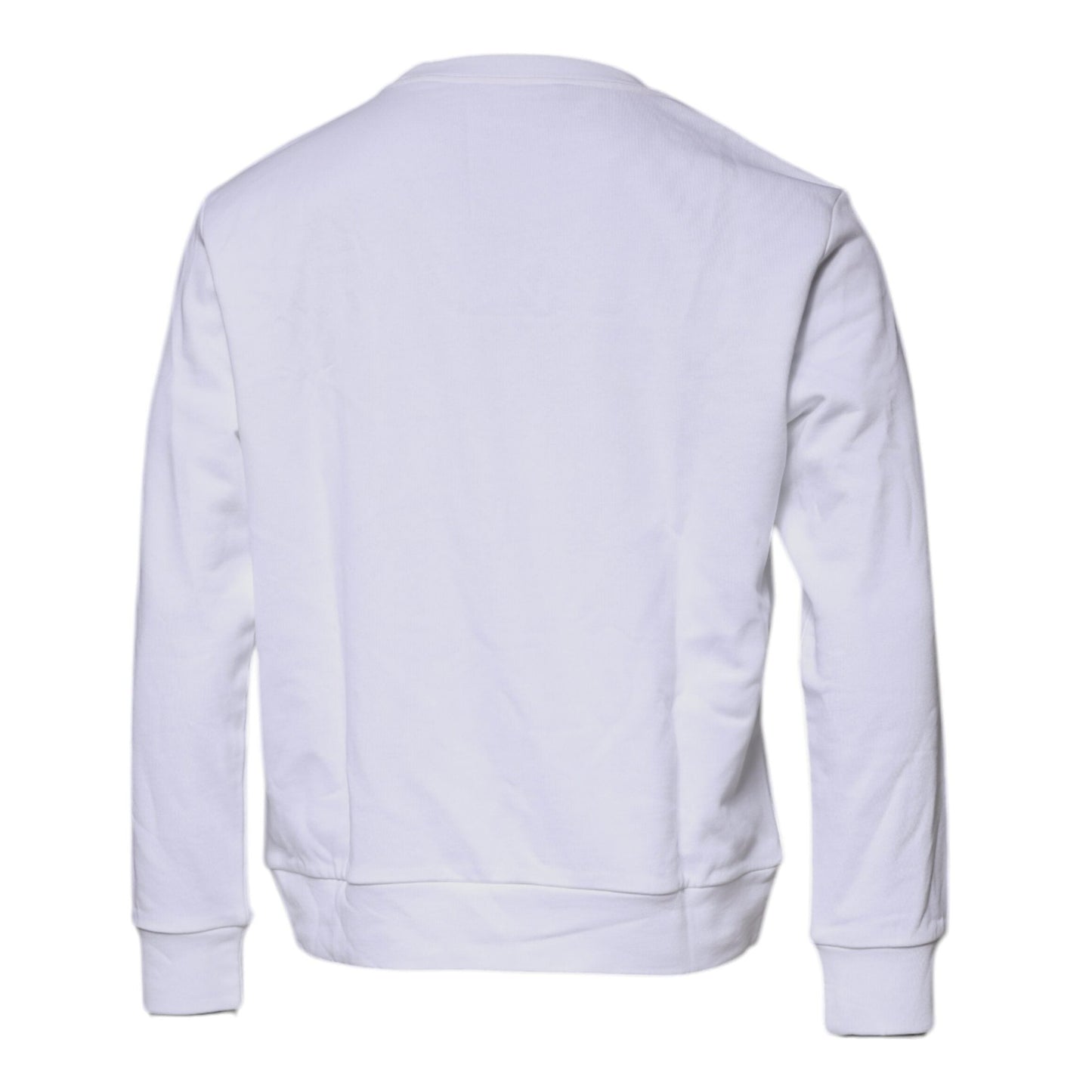 Versace White Medusa Embroidery Crew Neck Pullover Sweater Versace