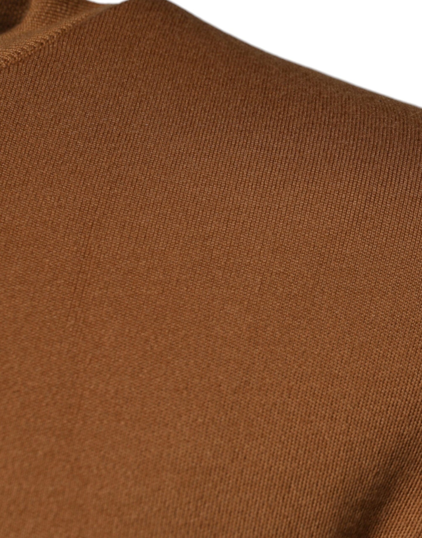 Dolce & Gabbana Brown Logo Plaque Crew Neck Pullover Sweater Dolce & Gabbana