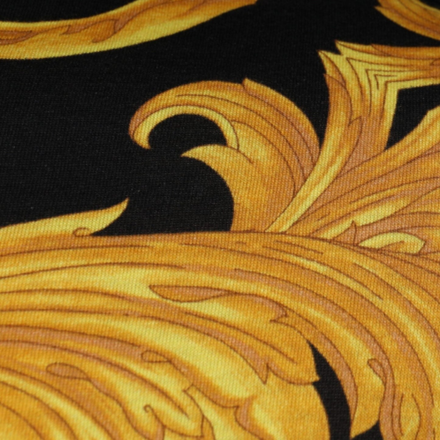 Versace Black Medusa Print Cotton Crew Neck T-shirt Versace