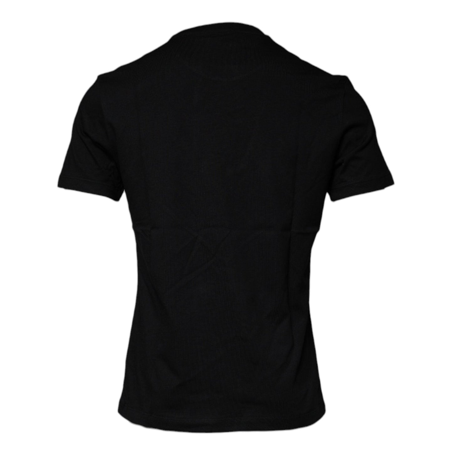 Versace Black Medusa Print Cotton Crew Neck T-shirt Versace