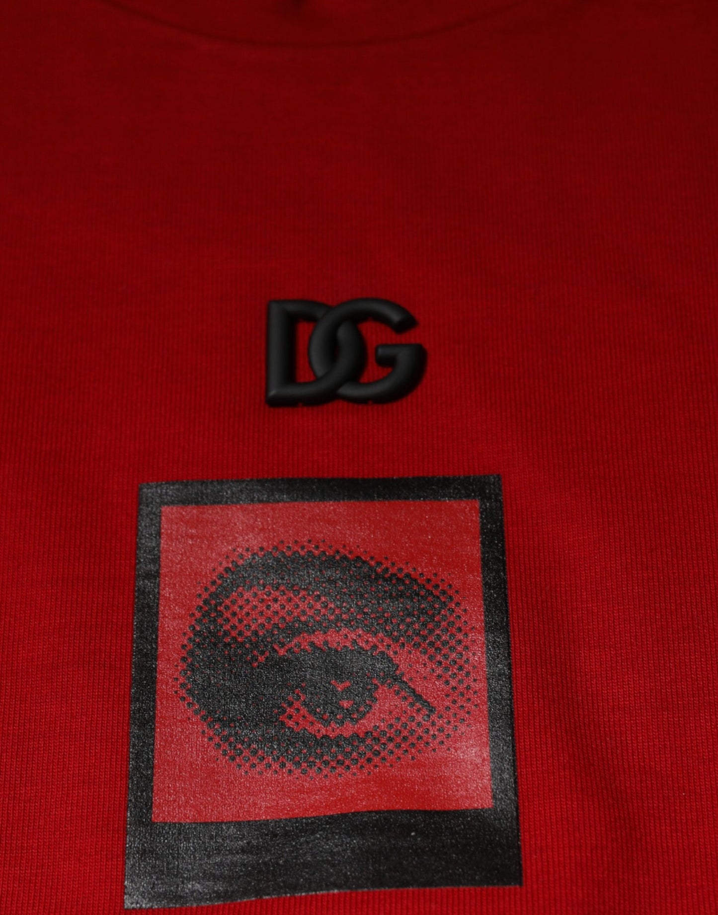 Dolce & Gabbana Red DG Eye Cotton Crew Neck T-shirt Dolce & Gabbana