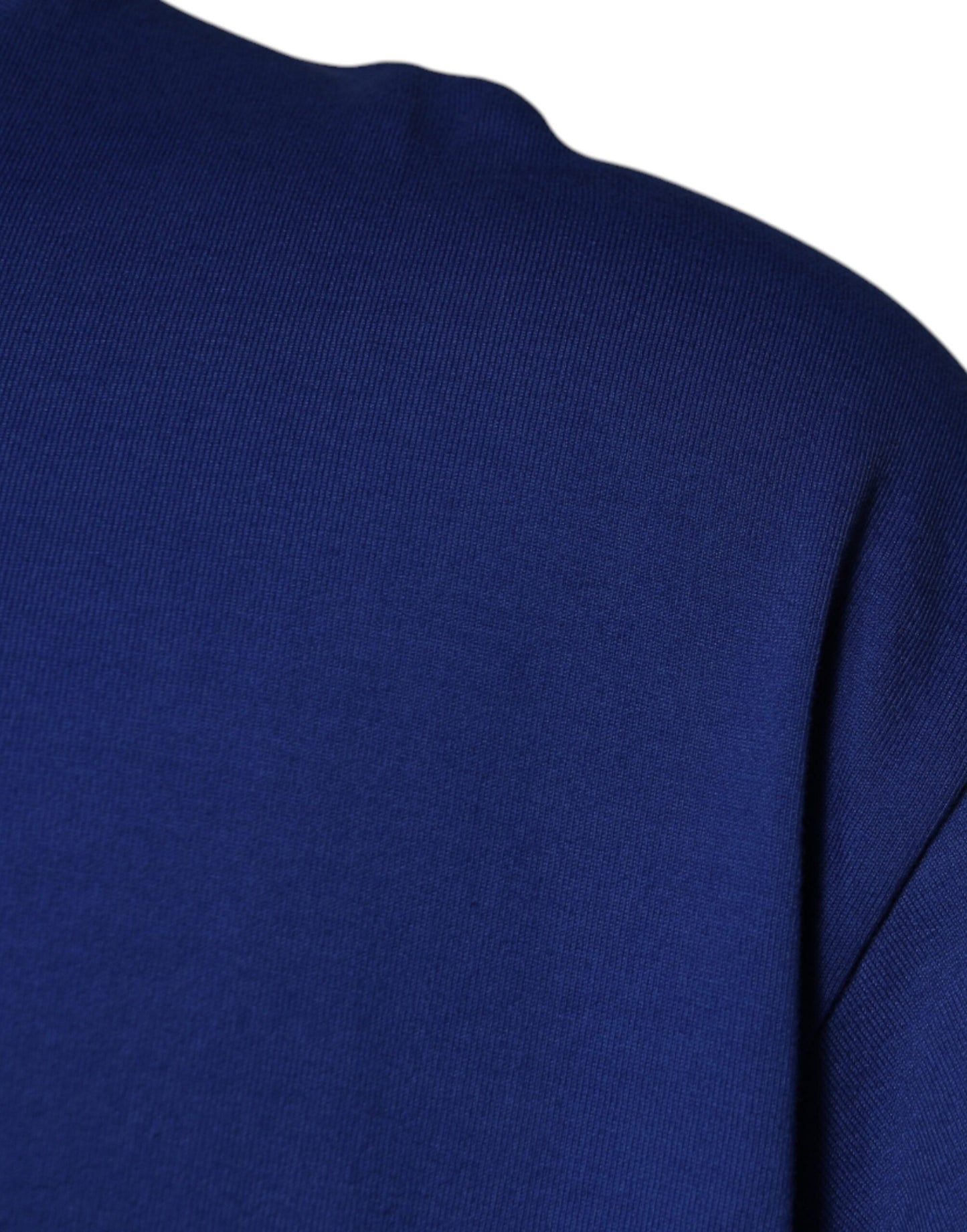 Dolce & Gabbana Blue Logo Print Cotton Men Crew Neck T-shirt Dolce & Gabbana