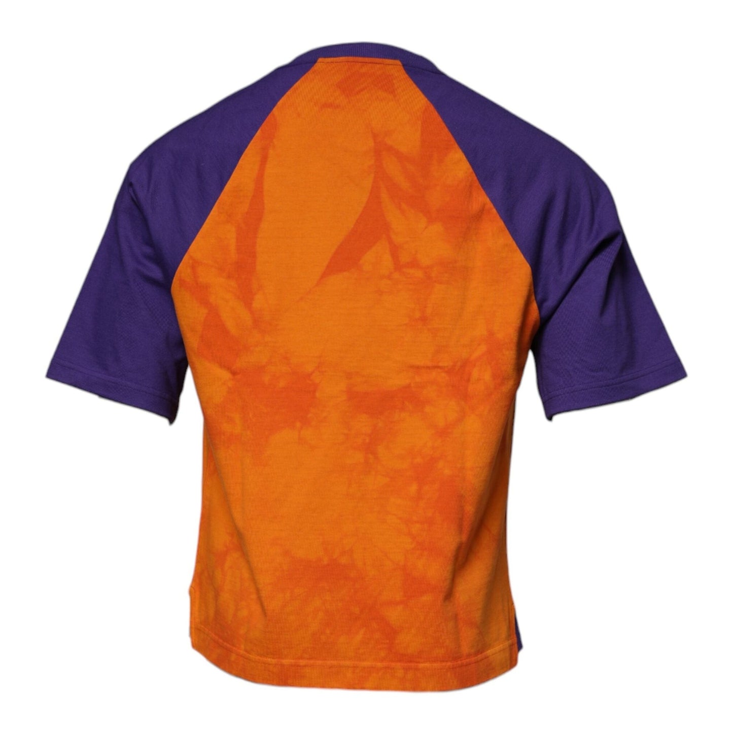 Dolce & Gabbana Orange Purple Graphic Print Short Sleeves T-shirt Dolce & Gabbana