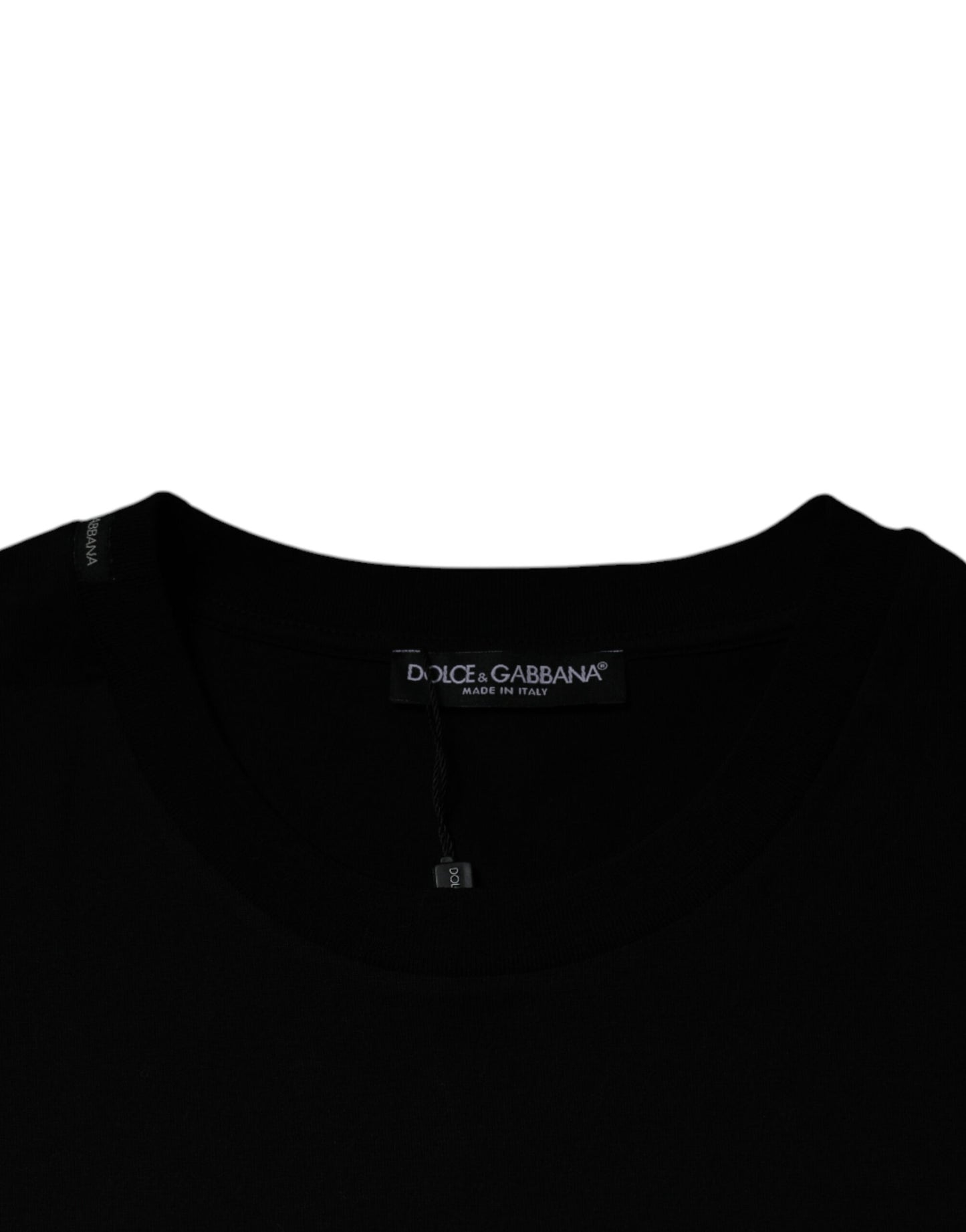 Dolce & Gabbana Black Crew Neck Short Sleeve T-shirt Dolce & Gabbana
